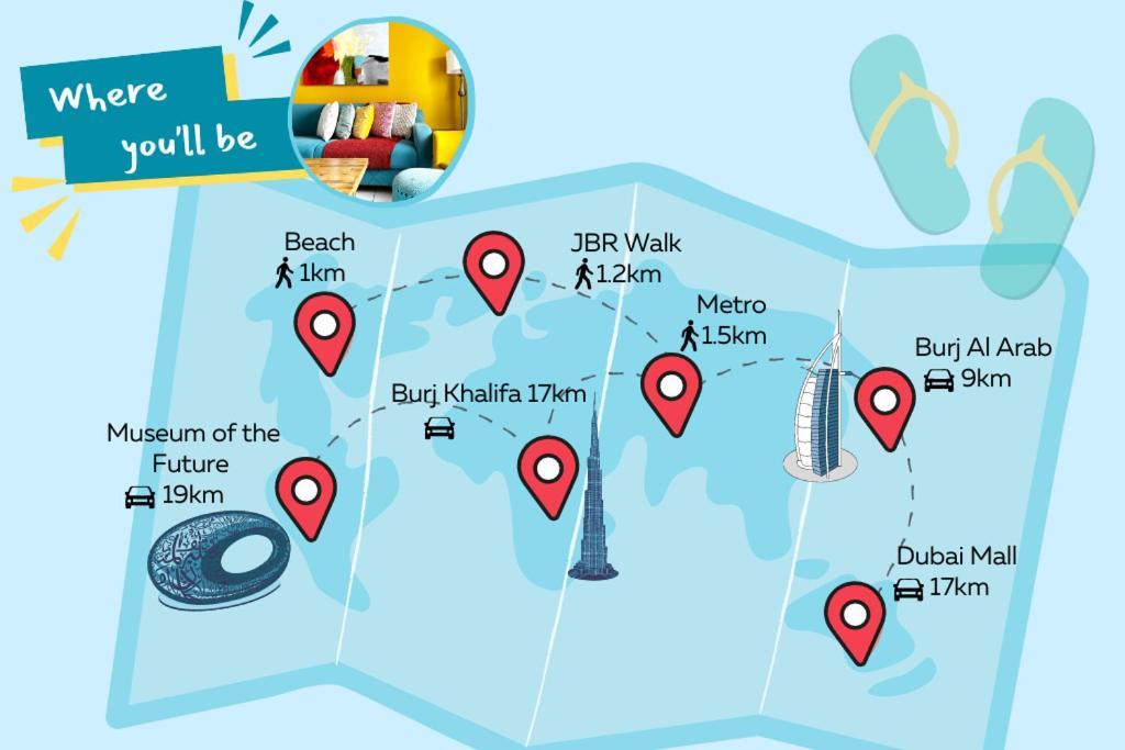 Newly Renovated Marina & Sea View Family Condo Dubai Ngoại thất bức ảnh